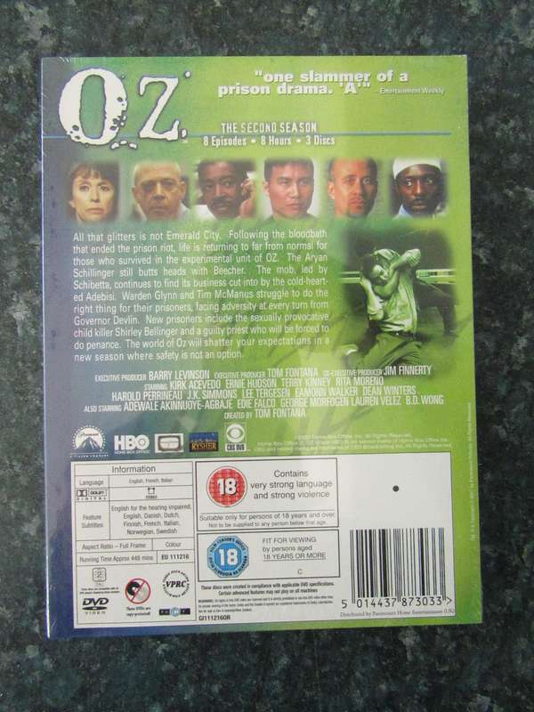Oz: The Second Season (3 DVD)