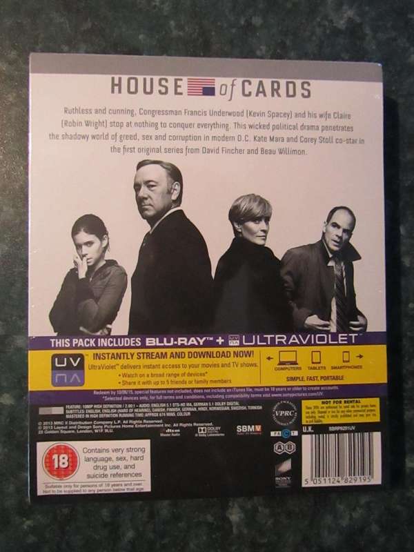 House of Cards: The Complete First Season (Blu-ray)