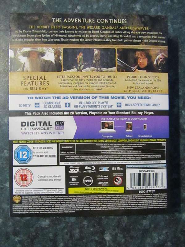 The Hobbit: The Desolation of Smaug (3D + 2D Blu-ray Boxset)
