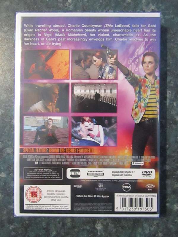The Necessary Death of Charlie Countryman (DVD)