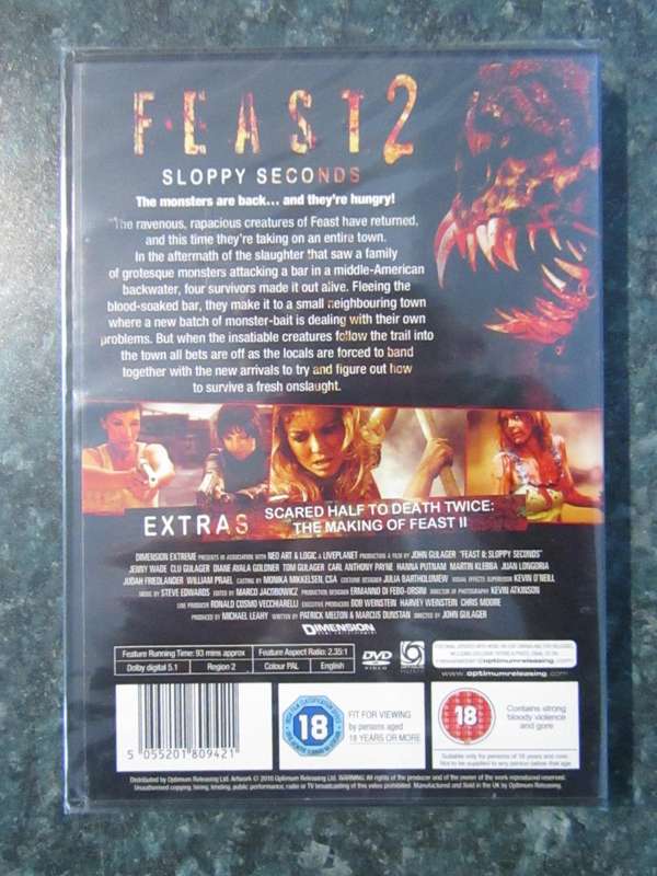 Feast II - Sloppy Seconds (DVD)