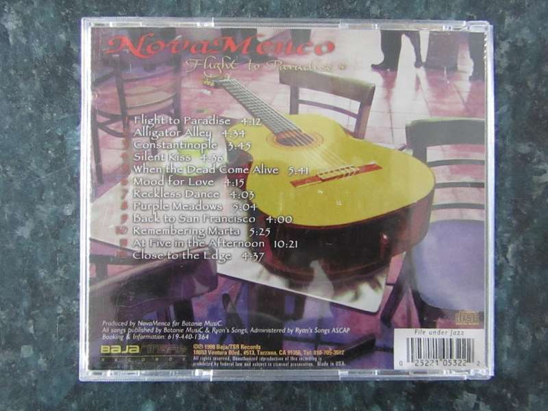 NovaMenco  Flight To Paradise (CD)