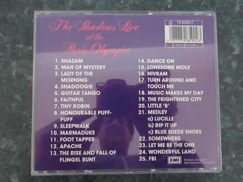 The Shadows - Live At The Paris Olympia (CD)