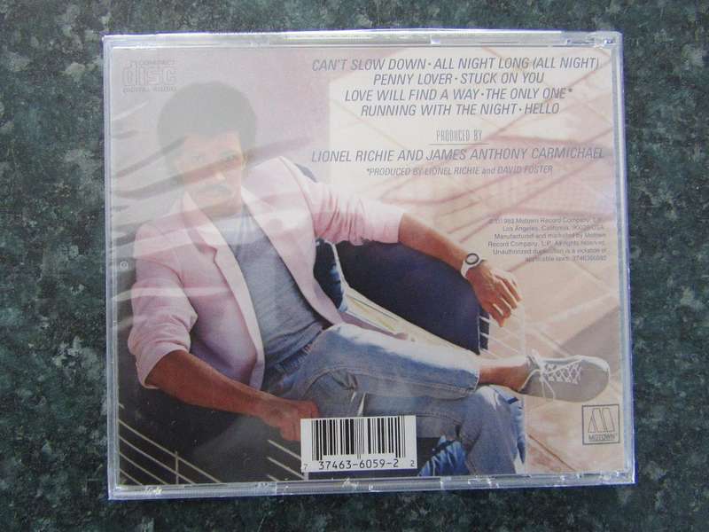 Lionel Richie - Can't Slow Down (CD)