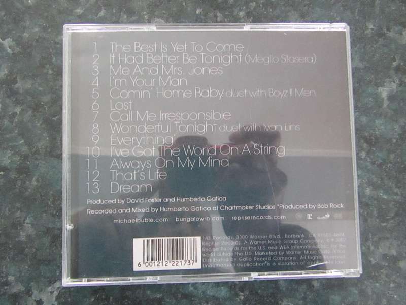 Michael Bublé - Call Me Irresponsible (CD)