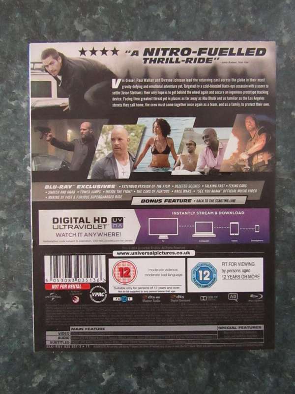 Fast & Furious 7 - Extended Edition (Blu-ray)