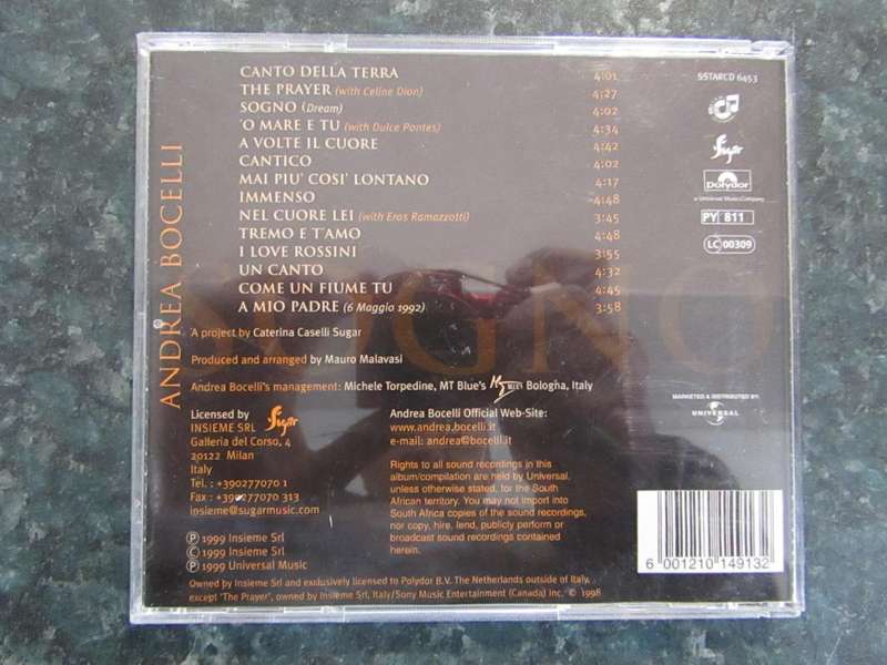 Andrea Bocelli  Sogno (CD)