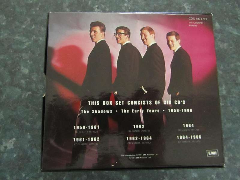 The Shadows -The Early Years 1959 - 1966 (6 CD Boxset)