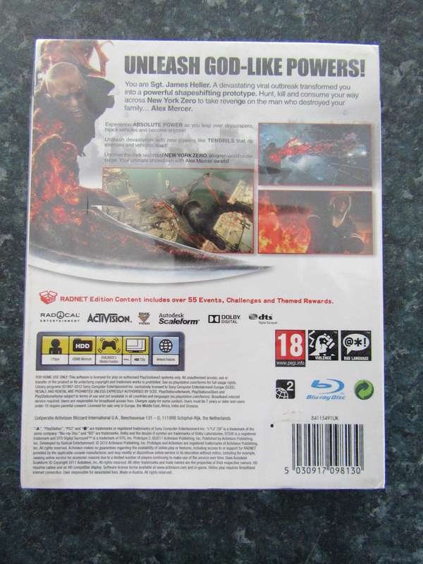Prototype 2: Radnet Edition (PS3)