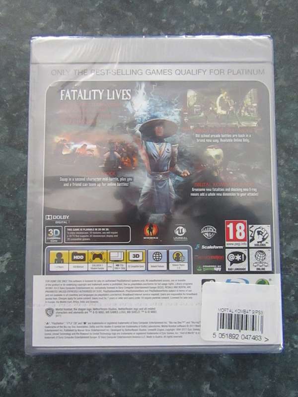 Mortal Kombat : Platinum (PS3)
