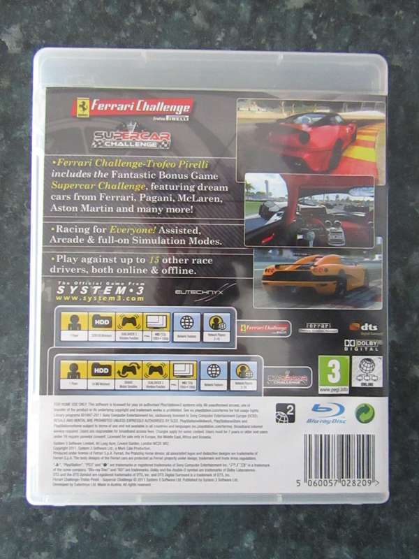 Ferrari Challenge with Supercar Challenge (PS3)
