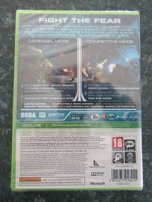 Aliens Colonial Marines: Limited Edition (Xbox 360)