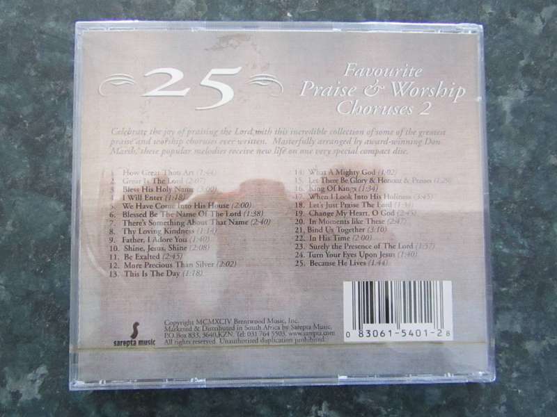 Don Marsh - America's 25 Favorite Praise & Worship Choruses  Volume 2 (CD)