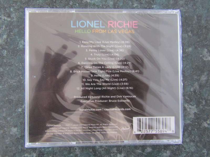 Lionel Richie - Hello From Las Vegas (CD)
