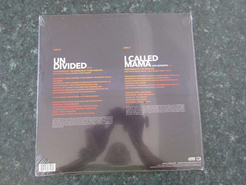 Tim McGraw, Tyler Hubbard  Undivided (12" Maxi Vinyl)