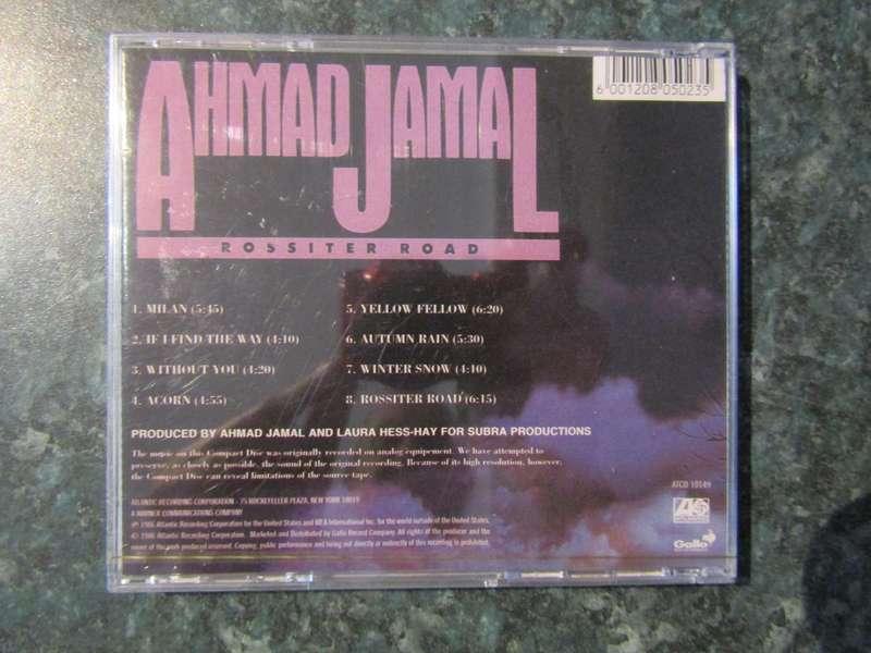 Ahmad Jamal  Rossiter Road (CD)