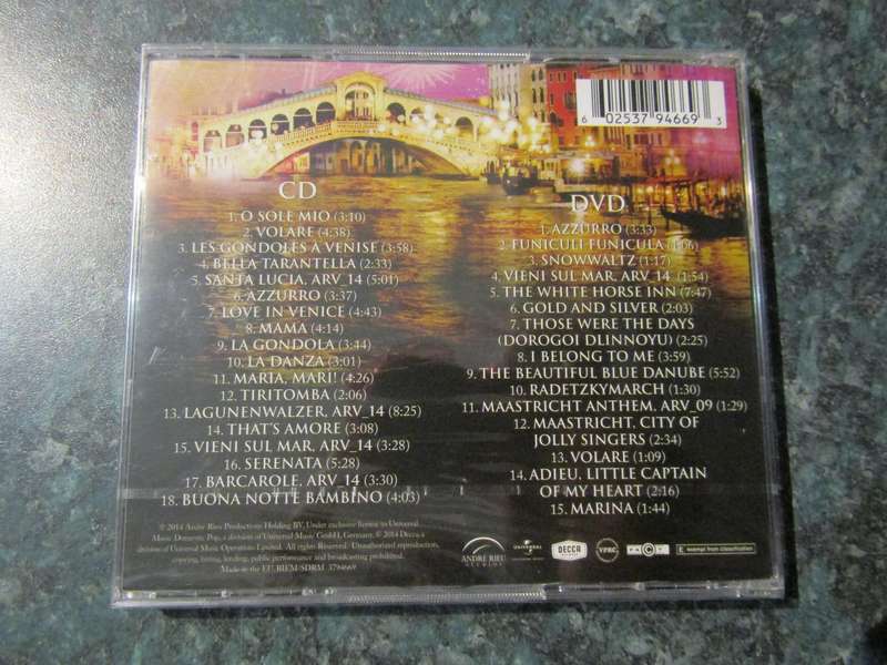André Rieu And His Johan Strauss Orchestra  Love In Venice (CD/DVD)
