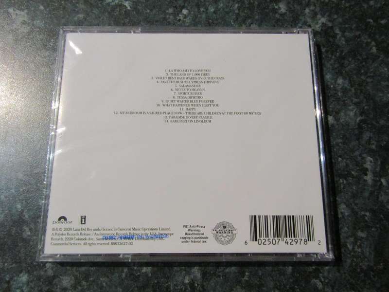 Lana Del Rey  Violet Bent Backwards Over The Grass (CD)