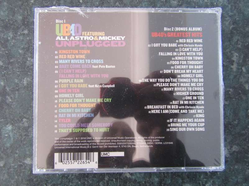 UB40 Featuring Ali, Astro & Mickey  Unplugged (2 CD)