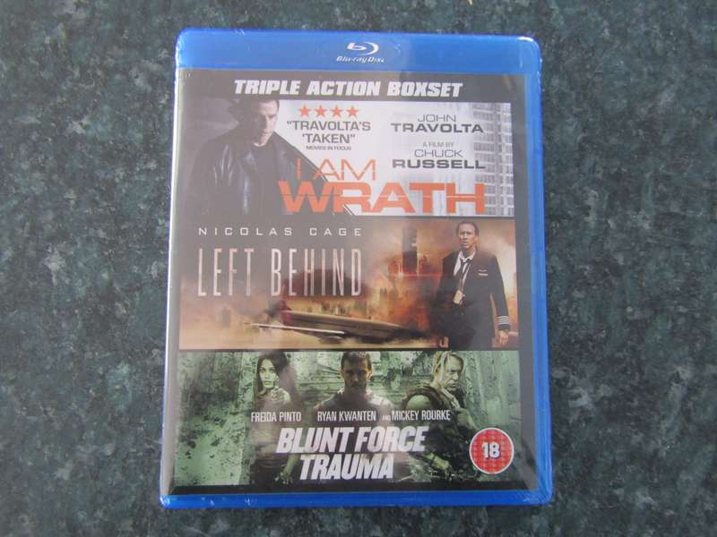 I Am Wrath/Left Behind/Blunt Force Trauma (Blu-ray)