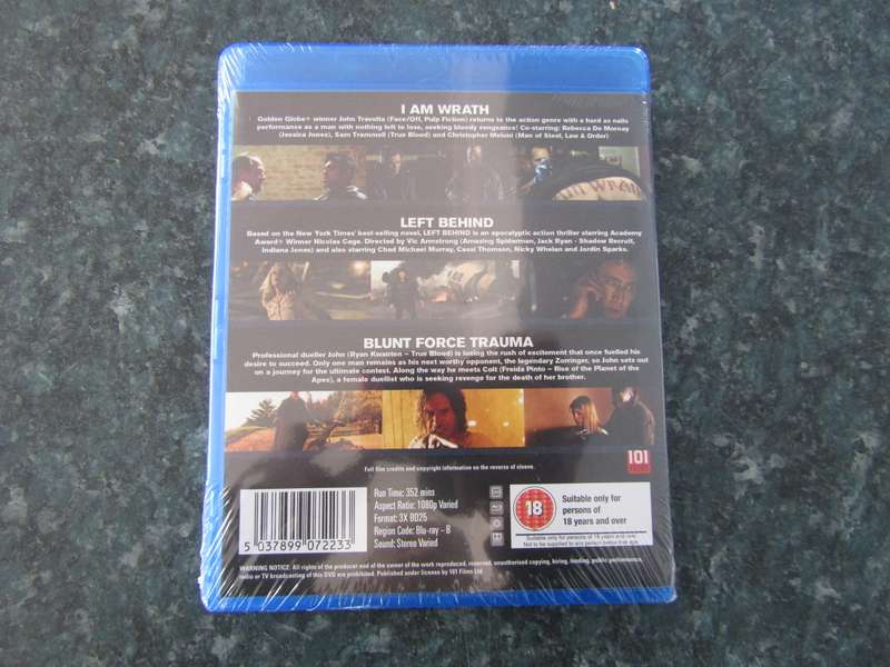 I Am Wrath/Left Behind/Blunt Force Trauma (Blu-ray)