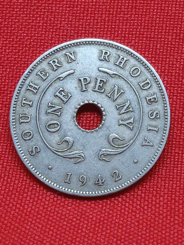 1942 RHODESIA PENNY