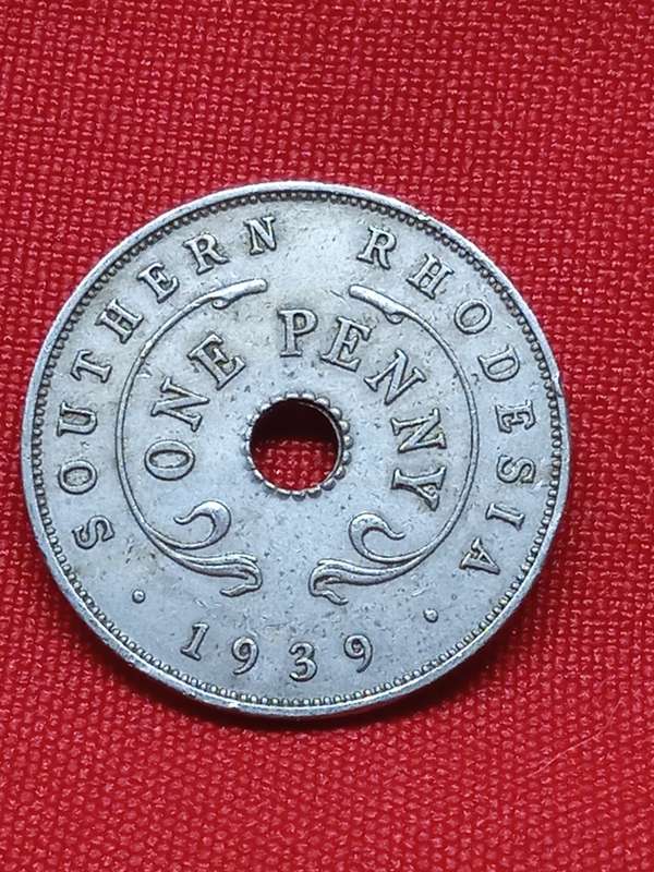 1939 RHODESIA PENNY