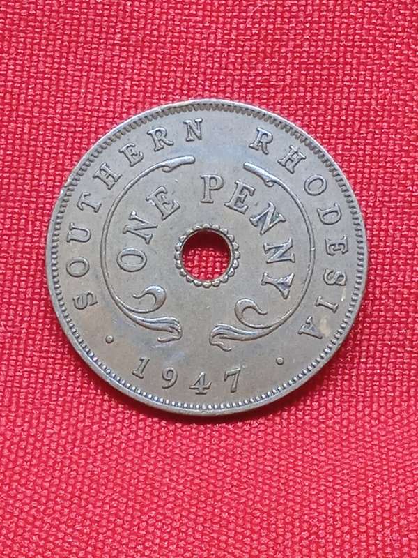1947 RHODESIA PENNY