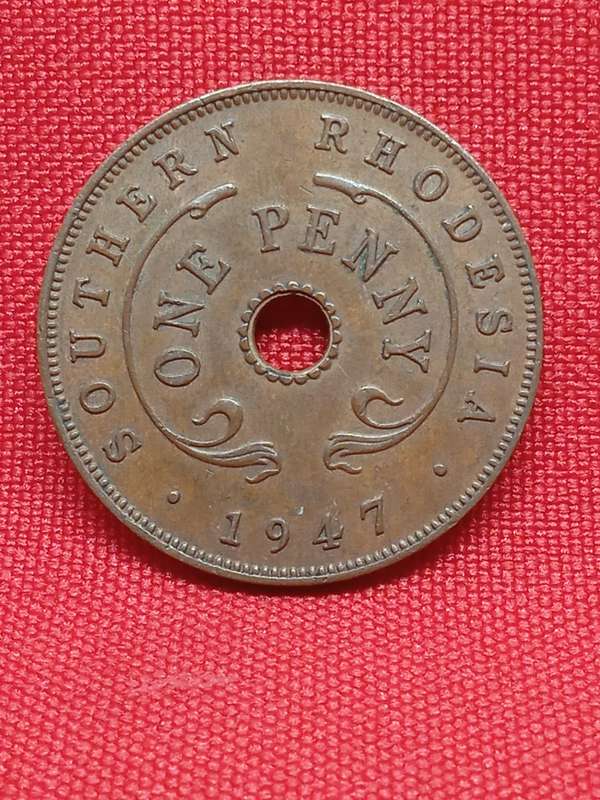 1947 RHODESIA PENNY
