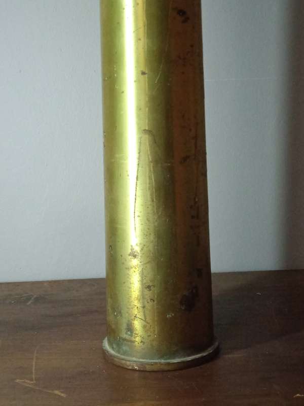 ANTIQUE/VINTAGE CANNON SHELL CASING UMBRELLA STAND
