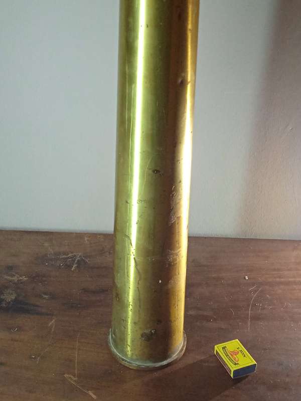 ANTIQUE/VINTAGE CANNON SHELL CASING UMBRELLA STAND