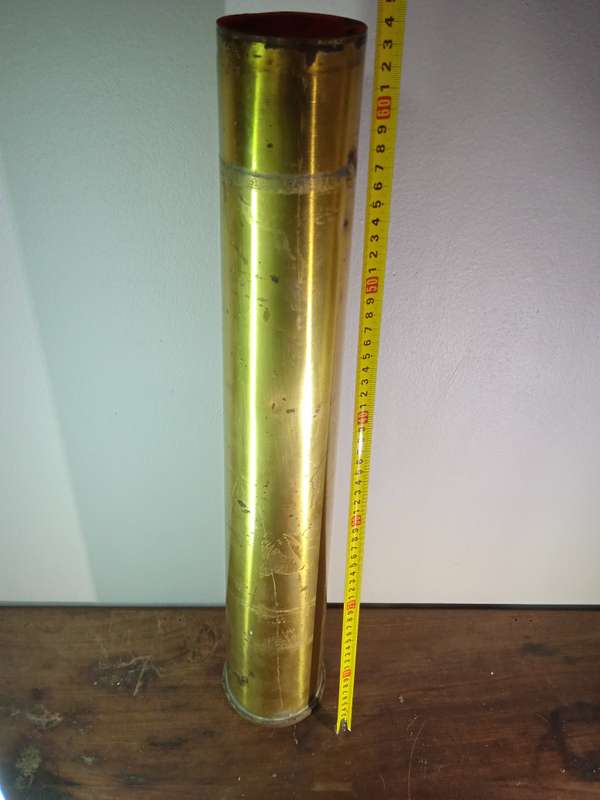 ANTIQUE/VINTAGE CANNON SHELL CASING UMBRELLA STAND