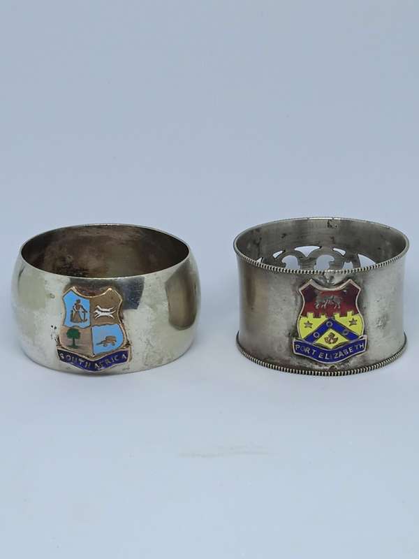 VINTAGE SILVER-PLATED NAPKIN RINGS