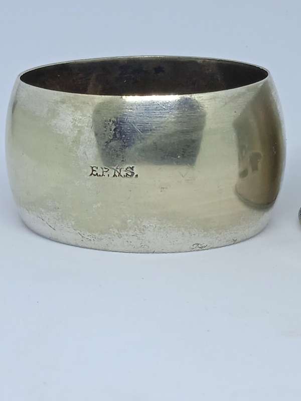 VINTAGE SILVER-PLATED NAPKIN RINGS