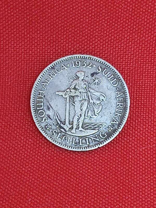 1932 SILVER ONE SHILLING