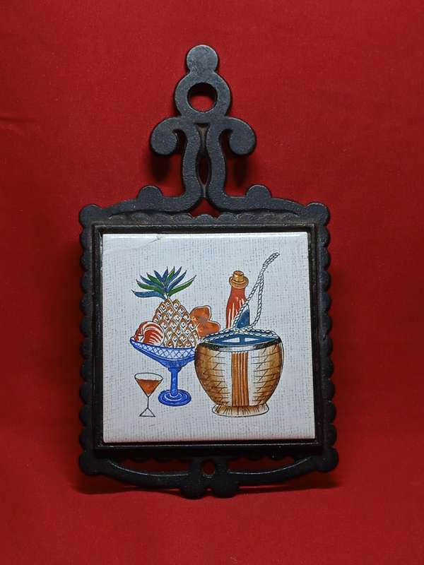 VINTAGE JAPANESE CAST IRON KITCHEN TRIVET