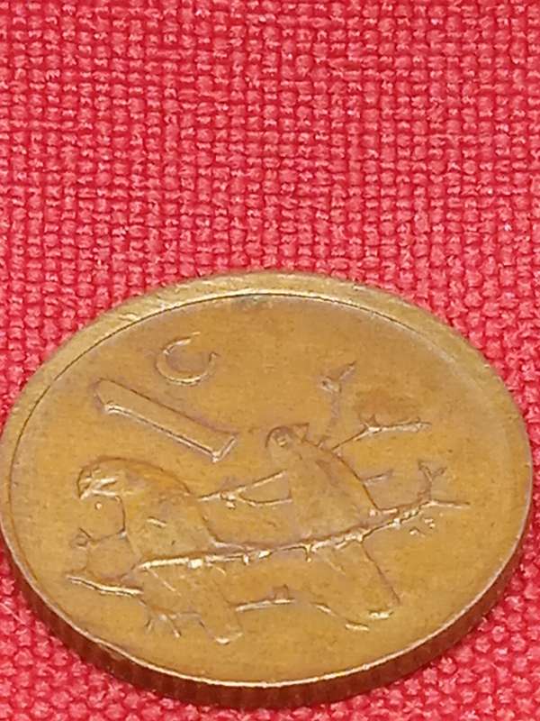 1985 1 CENT ERROR COIN(OFF-CENTRE STRIKE)