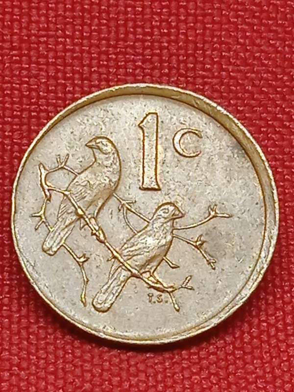 1985 1 CENT ERROR COIN(OFF-CENTRE STRIKE)