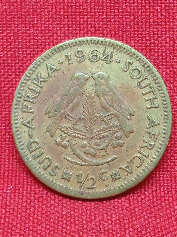 1964 HALF CENT