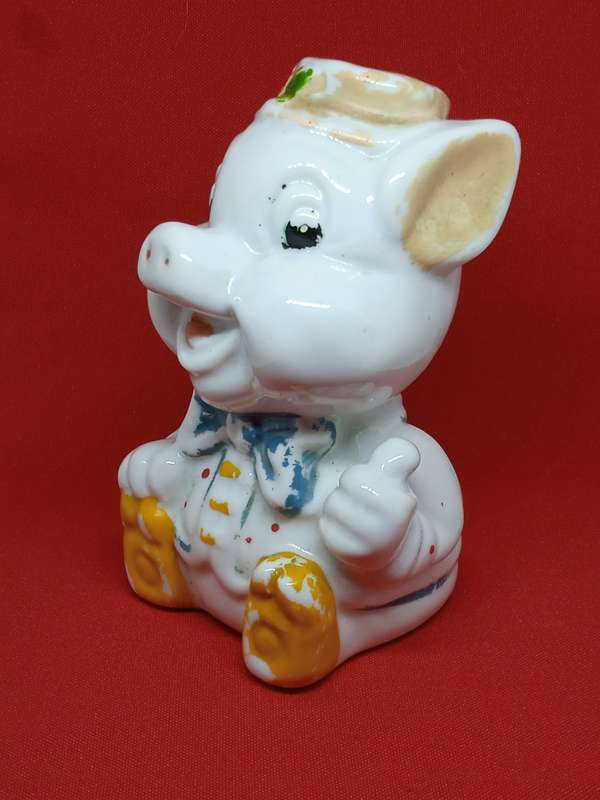 VINTAGE CERAMIC PIGGY BANK