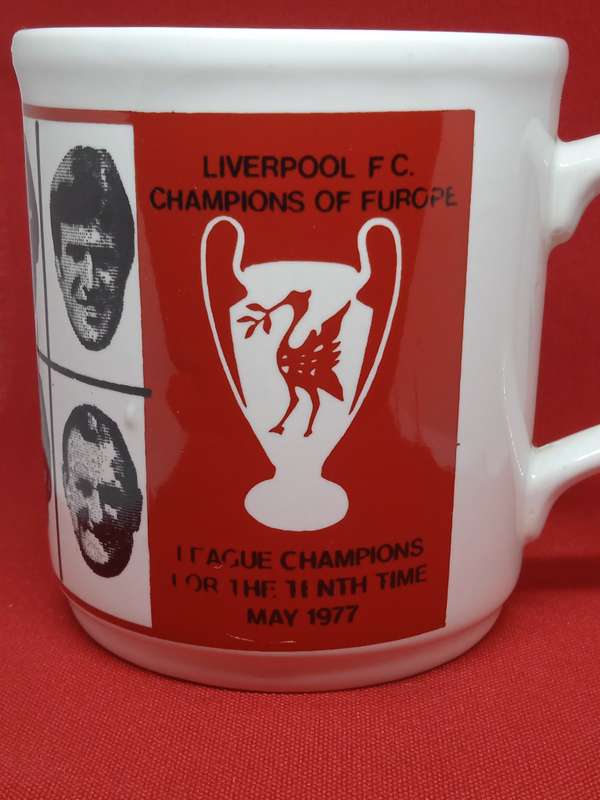 1977 LIVERPOOL F.C COFFEE MUG