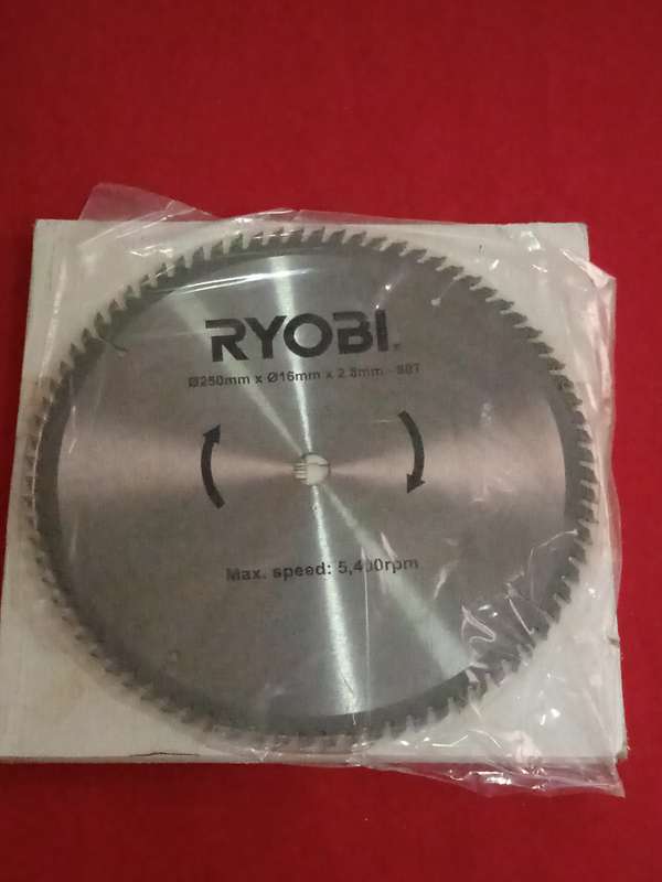 RYOBI 250MM X 16MM BLADE