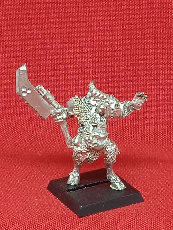 Games Workshop Warhammer Pestigors Champion Pestigor Beastmen Nurgle Metal