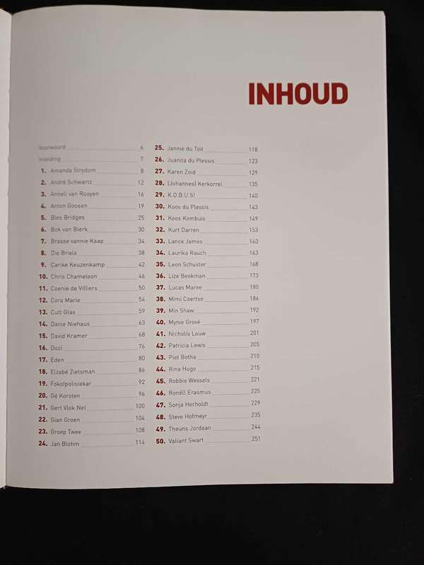 50 STEMME - DIE GROOTSTE NAME IN AFRIKAANSE MUSIEK BOEK - ILZA ROGGEBAND