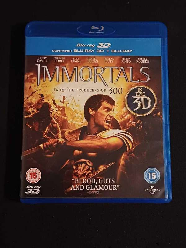 IMMORTALS  - BLU - RAY 3D + BLU - RAY