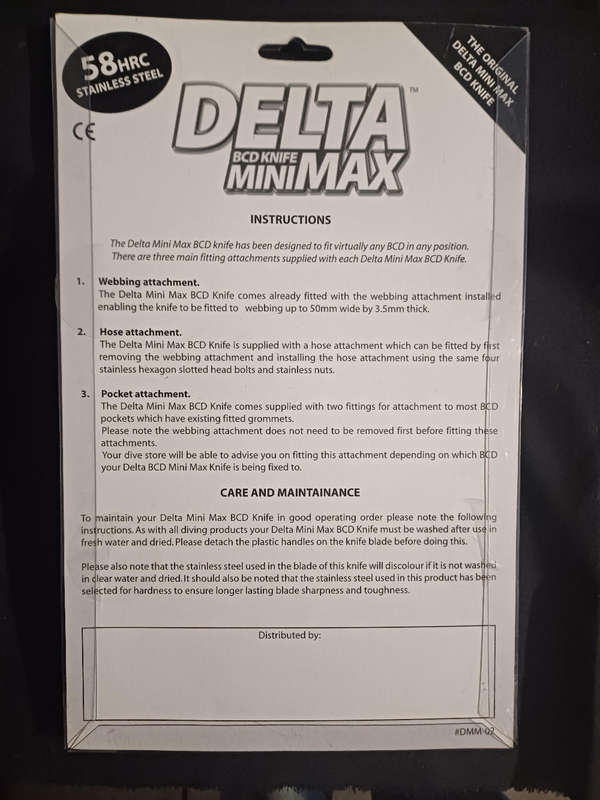 DELTA MINI MAX KNIFE
