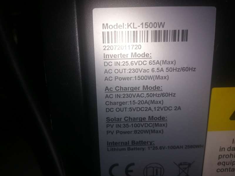 Portable inverter