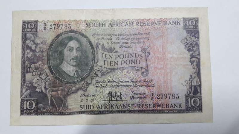 1953 Ten pound Bank Note