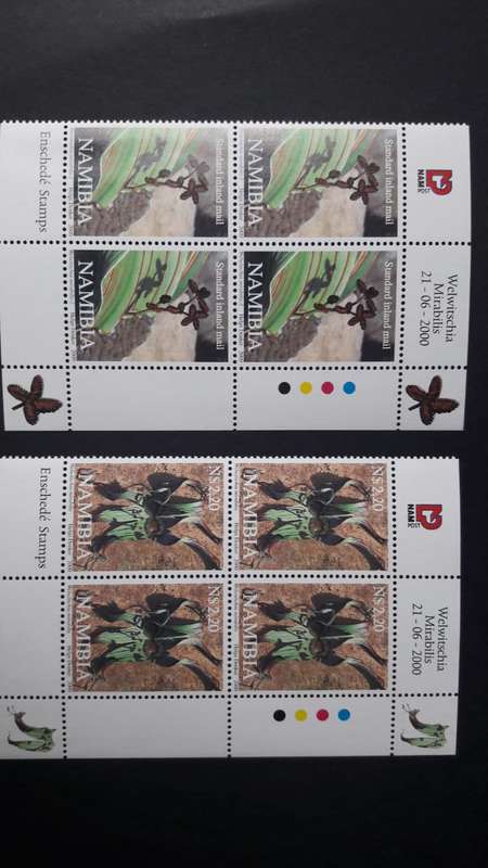NAMIBIA - 2000 Full set controll block of 4