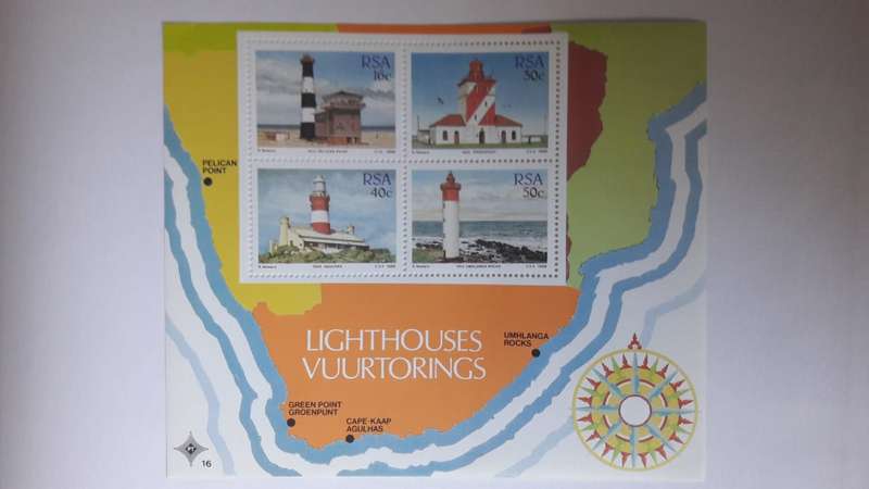 SA - 1988 - Lighthouses - Miniature Sheet (Mint)